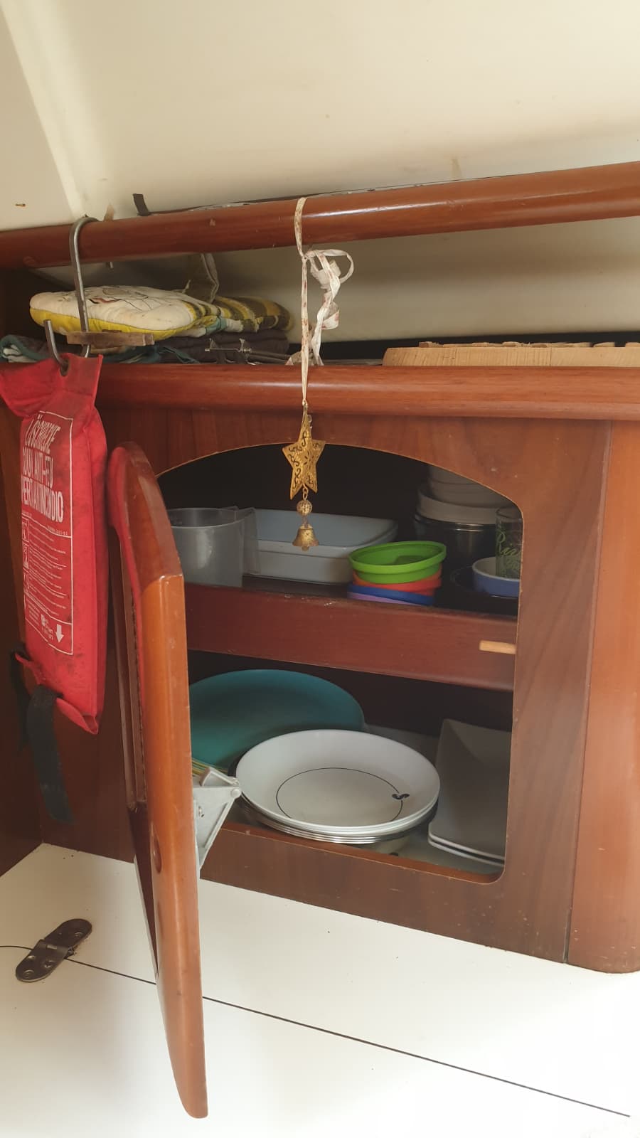 Placard cuisine côté frigo